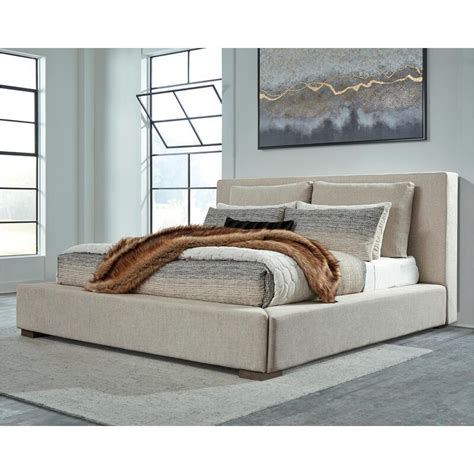 ashley langford bed|ashley furniture upholstered bed frame.